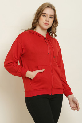 elegance redefined Full Sleeve Solid Women Sweatshirt