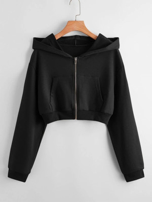 2 Pc Collection Full Sleeve Solid Women Sweatshirt