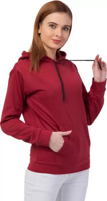Spencer Full Sleeve Solid Women Sweatshirt