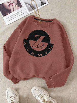 Zarmin Full Sleeve Graphic Print Women Sweatshirt