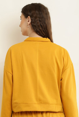 UNIVERSAL ACCESSE Full Sleeve Solid Women Sweatshirt