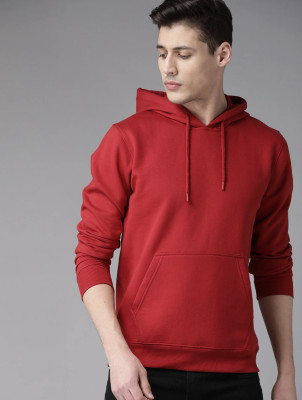 KASPY Full Sleeve Solid Men Sweatshirt