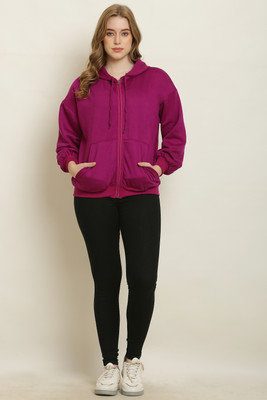 universal traderss Full Sleeve Solid Women Sweatshirt