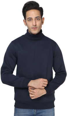 AZF Full Sleeve Solid Men Sweatshirt