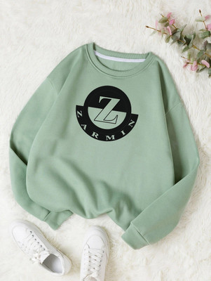 Zarmin Full Sleeve Graphic Print Women Sweatshirt