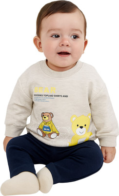 SADIA ENTERPRISES Full Sleeve Graphic Print Baby Boys Sweatshirt