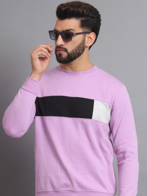 RELANE Full Sleeve Color Block Men Sweatshirt