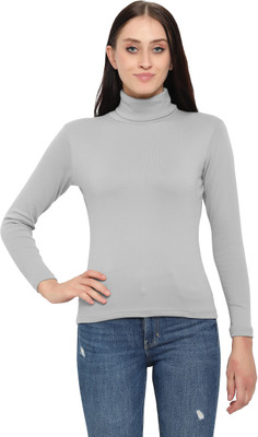 Eha Full Sleeve Solid Women Sweatshirt