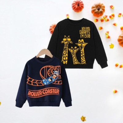 WAMMY Full Sleeve Printed Baby Boys & Baby Girls Sweatshirt