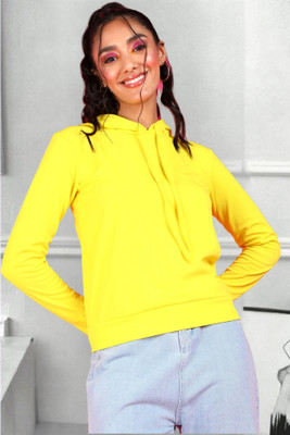 METRONAUT Women Winter Wear Sweatshirt Full Sleeve Solid Women Sweatshirt