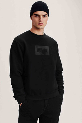 Full Sleeve Solid Men Sweatshirt