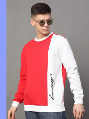 GETGOLF Full Sleeve Color Block Men Sweatshirt