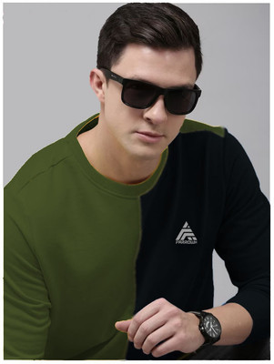 FARROWX Full Sleeve Color Block Men Sweatshirt