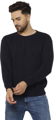MACK JONNEY Full Sleeve Solid Men Sweatshirt
