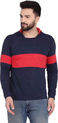 Full Sleeve Color Block Men Sweatshirt