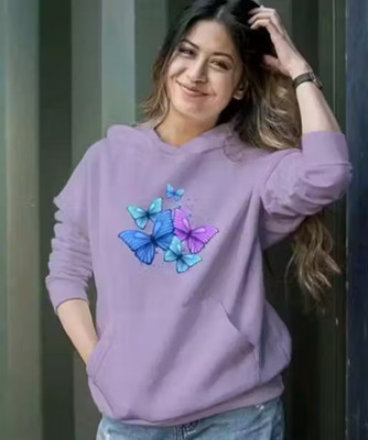 Beloch Full Sleeve Printed Women Reversible Sweatshirt