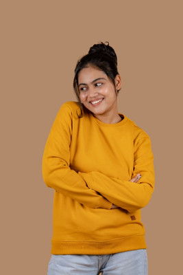 JRCY Full Sleeve Solid Women Reversible Sweatshirt