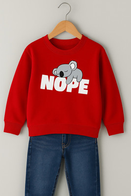 FENCING Full Sleeve Graphic Print Boys Sweatshirt