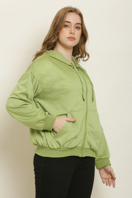 elegance redefined Full Sleeve Solid Women Sweatshirt