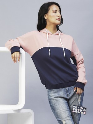RIGO Full Sleeve Color Block Women Sweatshirt