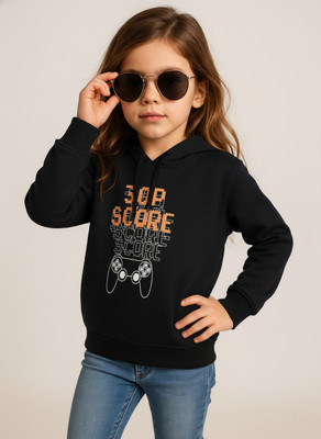 MACK JONNEY Full Sleeve Printed Girls Sweatshirt