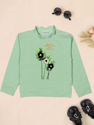 PAMPOLINA Full Sleeve Embroidered Girls Sweatshirt