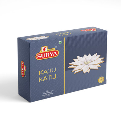 surya 200gm Kaju Katli |Kaju Barfi |Indian Sweet Box(200 g)