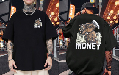InBy Solid Men Round Neck Black T-Shirt