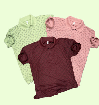 Studshirt Printed Men Polo Neck Multicolor T-Shirt