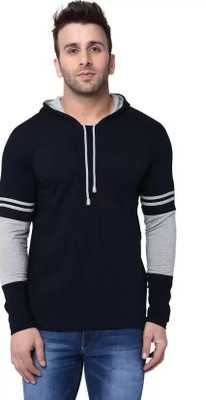 Fascita Full Sleeve Color Block Men Reversible Sweatshirt