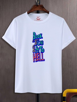 TECHNOYD Graphic Print Men Round Neck White T-Shirt