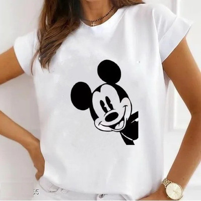 Frfashionoriya Printed Women Round Neck White T-Shirt