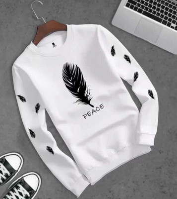 Printed Men White T-Shirt