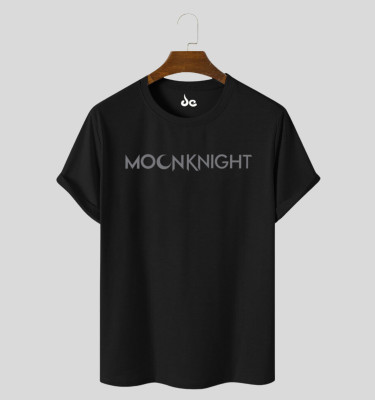 Asher Dean Printed Men Round Neck Black T-Shirt