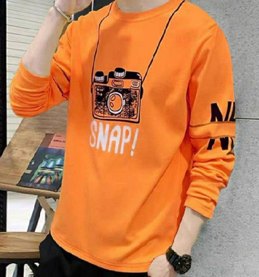 Majexic Printed, Typography Men Round Neck Multicolor T-Shirt