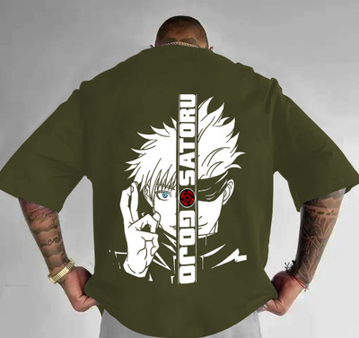 TEESHACK Graphic Print Men Round Neck Green T-Shirt