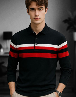 Autna Printed Men Round Neck Black T-Shirt