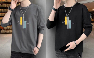 Axxitude Printed Men Round Neck Grey T-Shirt