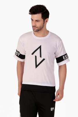 Elite Elegance Apparel Printed Men Round Neck White T-Shirt