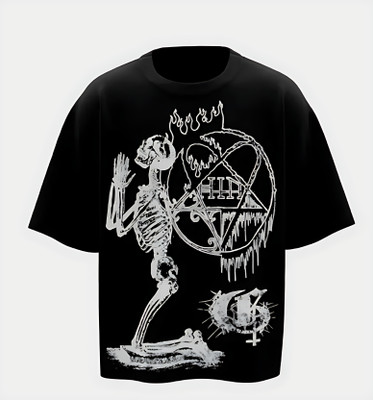 xpecto style Printed Men Round Neck Black T-Shirt