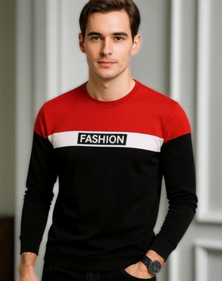 Boldrift Printed Men Round Neck Red T-Shirt