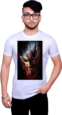 NITYANAND CREATIONS Graphic Print Men Round Neck White T-Shirt
