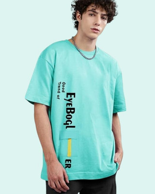 Autna Striped Men Round Neck Green T-Shirt