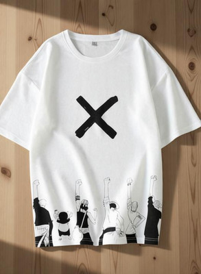 Stylesmyth Printed Men White T-Shirt
