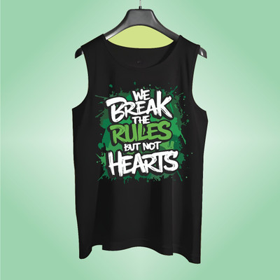 Menkovy Graphic Print Men Round Neck Black T-Shirt