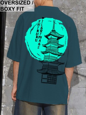 RIGO Printed Men Round Neck Green T-Shirt