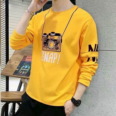 Majexic Printed Men Round Neck Multicolor T-Shirt