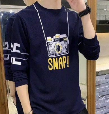 Majexic Printed, Typography Men Round Neck Multicolor T-Shirt