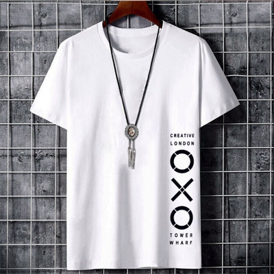Printed Men White T-Shirt