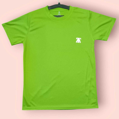 Toxic ADDICTION Solid Men Round Neck Dark Green T-Shirt